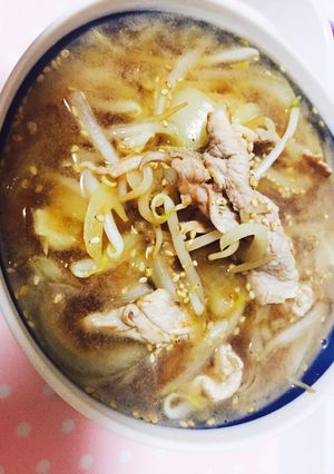 豚肉ともやしのラーメンもどき-レシピのメイン写真