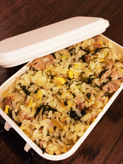 ぱぱっと高菜チャーハン!-レシピのメイン写真
