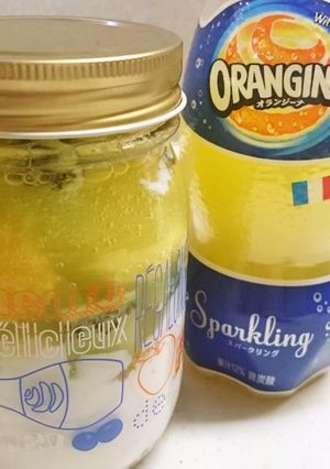 タピオカヨーグルト☆オランジーナ-レシピのメイン写真