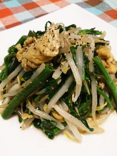 もやしと空芯菜のオイスター炒め-レシピのメイン写真