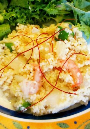 クスクスorブルグルのXO醤ホタテ風味-レシピのメイン写真