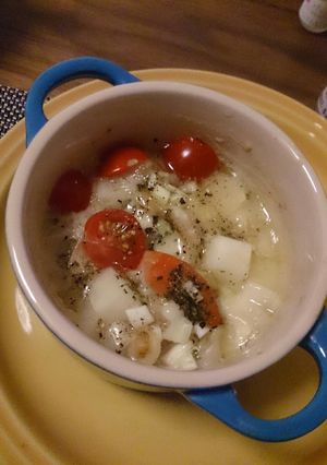 ホタテとお餅のエシャロットソース焼き-レシピのメイン写真