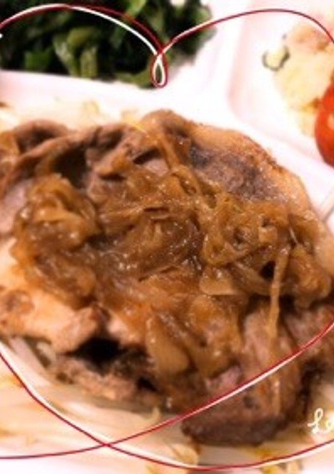 豚ロースのたまねぎソース焼き-レシピのメイン写真