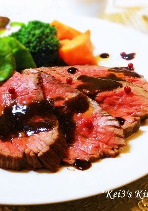 牛肉のタリアータ✿バルサミコで✿-レシピのメイン写真