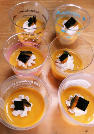 かぼちゃプリン-レシピのメイン写真