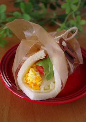 サンドシナイッチ☆卵＆ポテトの花束サラダ-レシピのメイン写真