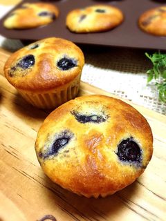 ブルーベリークリームチーズマフィン-レシピのメイン写真