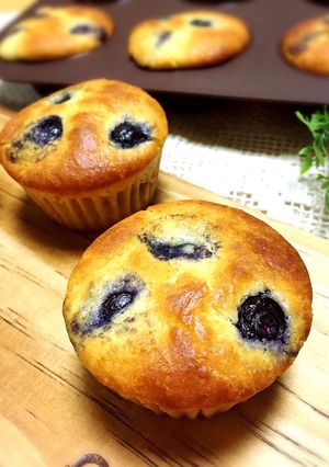 ブルーベリークリームチーズマフィン-レシピのメイン写真