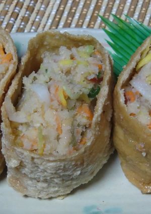 野菜たっぷり♪おからのおいなりさん☆-レシピのメイン写真