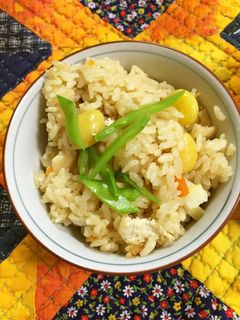 土鍋deたけのこご飯-レシピのメイン写真