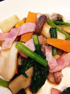 小松菜de中華風野菜炒め-レシピのメイン写真