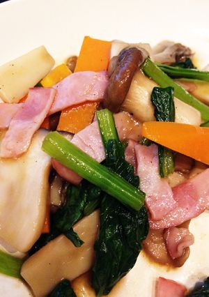 小松菜de中華風野菜炒め-レシピのメイン写真