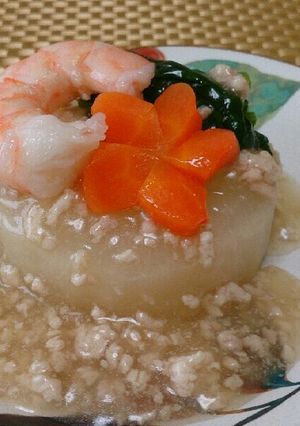 料亭の味！ 大根のそぼろ餡掛け-レシピのメイン写真