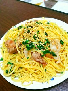 豚肉とネギのずぼらパスタ-レシピのメイン写真