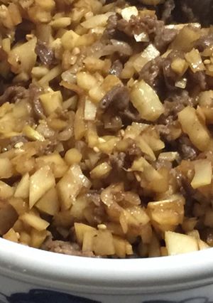 竹の子と牛肉の佃煮風-レシピのメイン写真
