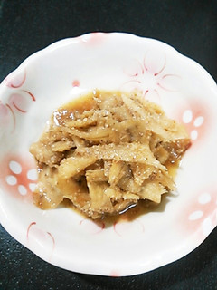 レンジでささがきごぼうのゴマ和え-レシピのメイン写真