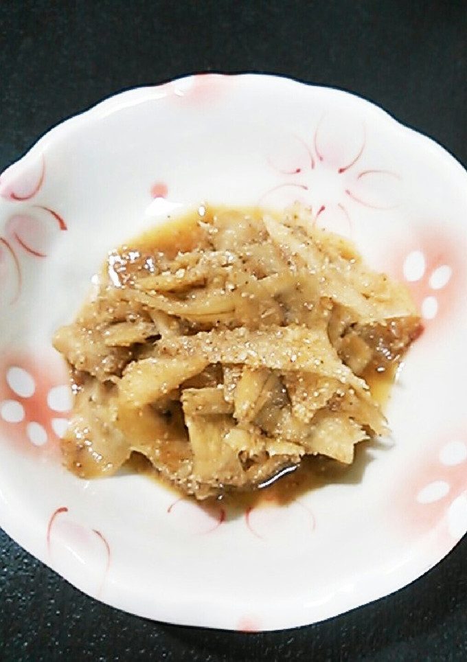 レンジでささがきごぼうのゴマ和え-レシピのメイン写真