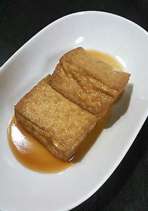 レンジで厚揚げ煮-レシピのメイン写真