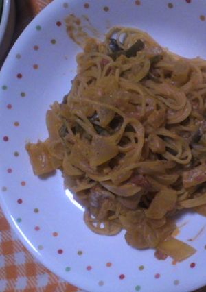 ヘルシー♪豆乳トマトパスタ-レシピのメイン写真