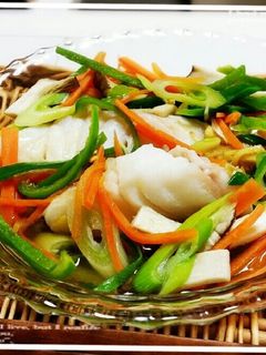 レンジで魚料理♡鱈の彩りレンジ蒸し♪-レシピのメイン写真