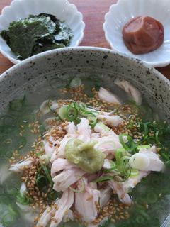 トリのスープ茶漬け♪-レシピのメイン写真