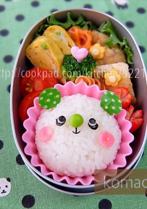 幼稚園 お弁当♡ぱんだくん 簡単-レシピのメイン写真