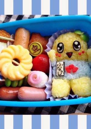 ふなっしーキャラ弁♡-レシピのメイン写真