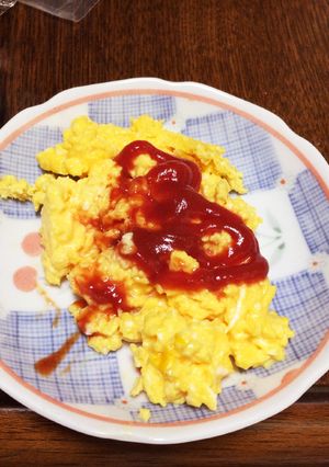 簡単♪甘め 半熟スクランブルエッグ-レシピのメイン写真