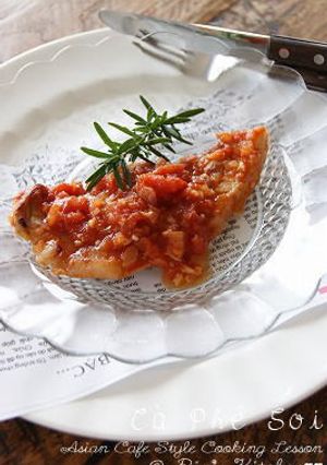 豚肉のソテー　ローズマリートマトソース-レシピのメイン写真