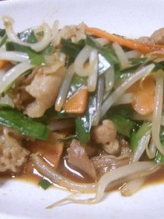 豚ばら肉の野菜炒め♪もろみにんにく☆-レシピのメイン写真