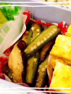 オクラと椎茸のバター醤油炒め-レシピのメイン写真