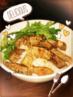 大葉のせステーキ丼-レシピのメイン写真