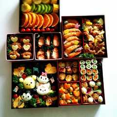 運動会お弁当 2015 ツムツム デコ弁-レシピのメイン写真
