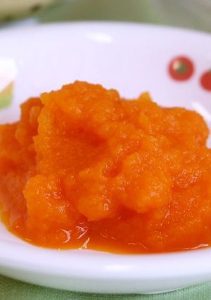 離乳食５か月～　甘～い♪にんじんペースト-レシピのメイン写真