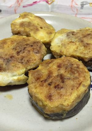 簡単！ナスの味噌肉詰めピカタ-レシピのメイン写真