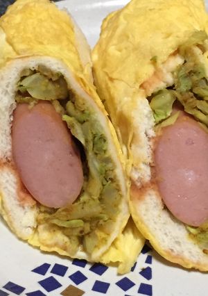 食パンアレンジ♪ウィンナーキャベツ巻き-レシピのメイン写真