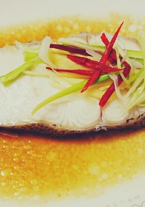 台湾料理「清蒸鱈魚」をレンジで時短に再現-レシピのメイン写真