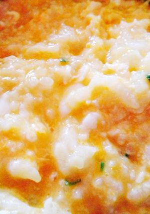 ズボラたまご味噌粥( ¯−¯ )-レシピのメイン写真