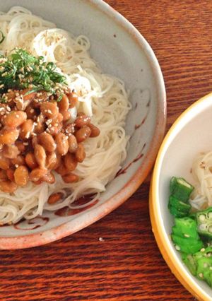 子供もぺろり★ネバネバそうめん-レシピのメイン写真