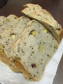 HB☆黒ごまさつまいも食パン-レシピのメイン写真