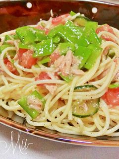 鮮やか♫ 冷製パスタ-レシピのメイン写真