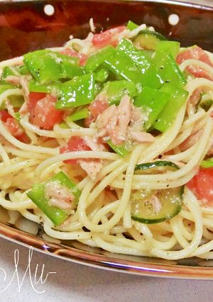 鮮やか♫ 冷製パスタ-レシピのメイン写真