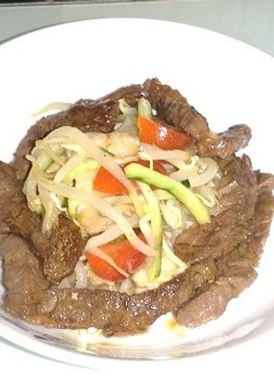 お弁当にも!牛肉の中華もやしサラダ-レシピのメイン写真