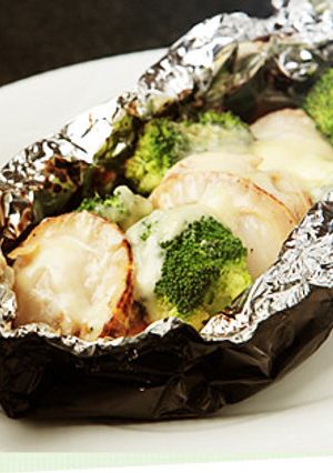 ホタテとブロッコリーのホイル焼き-レシピのメイン写真
