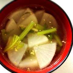 รูปของ 簡単♫大根と生姜のスープ