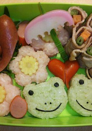 梅雨のかわいいお弁当♪-レシピのメイン写真