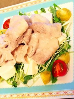 この夏は味覇で冷しゃぶサラダ♡-レシピのメイン写真