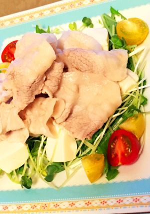 この夏は味覇で冷しゃぶサラダ♡-レシピのメイン写真