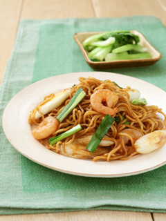 レンジで手軽に!えび焼きそば-レシピのメイン写真