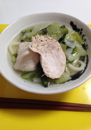 鶏だしウマッ、鶏うどん-レシピのメイン写真